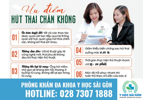  Hút thai chân không